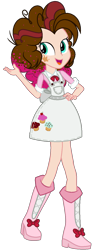 Size: 541x1395 | Tagged: safe, artist:whiteplumage233, derpibooru import, oc, oc:velvet icing, equestria girls, base used, boots, clothes, offspring, parent:cheese sandwich, parent:pinkie pie, parents:cheesepie, shoes, simple background, solo, transparent background