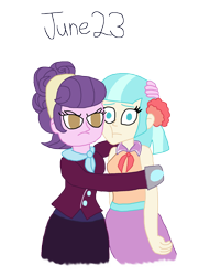 Size: 2000x2774 | Tagged: safe, artist:bigpurplemuppet99, derpibooru import, coco pommel, suri polomare, equestria girls, cocopolo, female, lesbian, shipping