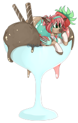 Size: 1789x2832 | Tagged: safe, artist:mediasmile666, derpibooru import, oc, oc only, bat pony, pony, bat pony oc, cookie, female, food, high res, ice cream, mare, simple background, solo, strawberry, transparent background