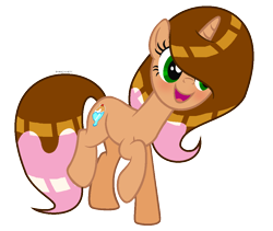 Size: 1044x880 | Tagged: safe, artist:somecoconut, derpibooru import, oc, oc only, pony, unicorn, base used, blushing, eyelashes, female, horn, mare, open mouth, open smile, raised hoof, raised leg, simple background, smiling, solo, transparent background, unicorn oc