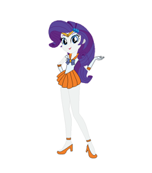 Size: 620x704 | Tagged: safe, artist:brightstar40k, derpibooru import, rarity, equestria girls, base used, eqg promo pose set, sailor moon, sailor venus