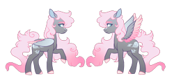 Size: 1500x661 | Tagged: safe, artist:lavvythejackalope, derpibooru import, oc, oc only, pegasus, pony, colored hooves, duo, female, mare, pegasus oc, raised hoof, raised leg, simple background, transparent background, wings