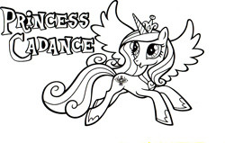 Size: 1739x1109 | Tagged: safe, derpibooru import, part of a set, princess cadance, alicorn, pony, coloring book, flying, hearth's warming eve coloring book, indexed png, monochrome, official, simple background, solo, spread wings, white background, wings