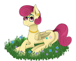 Size: 1000x800 | Tagged: safe, artist:zeronitroman, derpibooru import, posey shy, pegasus, pony, female, glasses, lying down, mare, simple background, solo, transparent background