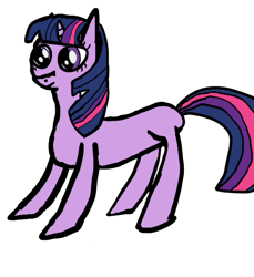 Size: 609x664 | Tagged: safe, artist:librarylonging, derpibooru import, twilight sparkle, unicorn, missing cutie mark, solo