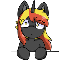 Size: 907x752 | Tagged: safe, artist:alex69vodka, derpibooru import, oc, oc only, oc:java, pony, unicorn, female, looking at you, simple background, sticker, surprised, transparent background