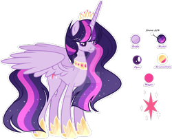 Size: 1280x1033 | Tagged: safe, artist:dayspringsentryyt, derpibooru import, twilight sparkle, twilight sparkle (alicorn), alicorn, pony, alternate design, simple background, solo, transparent background