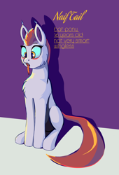 Size: 2164x3176 | Tagged: safe, artist:i love hurt, derpibooru import, oc, oc:naif tail, bat pony, pony, bat pony oc, cute, digital art, female, full body, golden eyes, looking at each other, red hair, simple background, sitting, solo, wingless, wingless bat pony