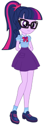 Size: 1600x4520 | Tagged: safe, artist:gmaplay, derpibooru import, sci-twi, twilight sparkle, equestria girls, female, simple background, solo, transparent background, vector