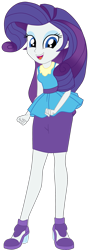 Size: 1455x4085 | Tagged: safe, artist:gmaplay, derpibooru import, rarity, equestria girls, female, rarity peplum dress, simple background, solo, transparent background, vector