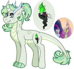 Size: 1164x1076 | Tagged: safe, artist:venomtwt-artistowo, derpibooru import, rarity, spike, oc, dracony, hybrid, claw hooves, cutie mark, fangs, horns, interspecies offspring, male, offspring, older, older rarity, older spike, parent:rarity, parent:spike, parents:sparity, screencap reference, simple background, solo, transparent background