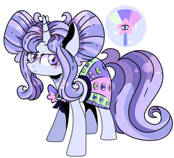 Size: 1616x1467 | Tagged: safe, artist:maiii-san, derpibooru import, oc, oc only, pony, unicorn, bow, clothes, dress, eye, eyes, female, frown, horn, mare, simple background, solo, unicorn oc, white background