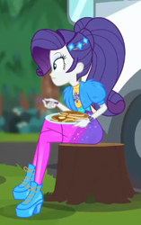 Size: 270x429 | Tagged: safe, derpibooru import, screencap, rarity, better together, equestria girls, wake up!, cropped, solo