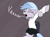 Size: 2156x1590 | Tagged: safe, artist:pinkberry, oc, oc:winter azure, earth pony, pony, button-up shirt, clothes, colt, crossdressing, dress shirt, femboy, freckles, girly, male, necktie, school uniform, shirt, skirt, stretching, trap, yawn