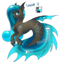 Size: 2405x2493 | Tagged: safe, artist:ddm-adopts, derpibooru import, oc, oc only, merpony, seapony (g4), auction, blue eyes, blue mane, dorsal fin, eyelashes, female, fish tail, flowing tail, simple background, smiling, solo, tail, transparent background