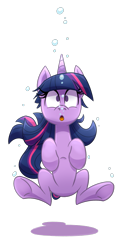 Size: 829x1700 | Tagged: safe, artist:darkneon-64, derpibooru import, twilight sparkle, twilight sparkle (alicorn), alicorn, pony, bubble, female, flowing mane, folded wings, horn, open mouth, phone wallpaper, purple eyes, simple background, solo, transparent background, underwater, wallpaper, wings