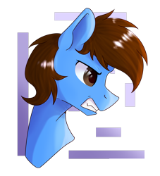 Size: 1500x1654 | Tagged: safe, artist:lambydwight, derpibooru import, oc, oc only, oc:pegasusgamer, pegasus, angry, fangs, side view, simple background, transparent background