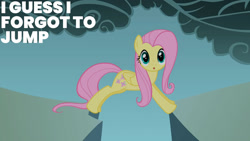 Size: 1280x720 | Tagged: safe, derpibooru import, edit, edited screencap, editor:quoterific, screencap, fluttershy, pegasus, pony, dragonshy, season 1, :o, cute, female, looking at you, mare, open mouth, shyabetes, solo