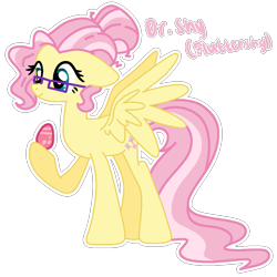 Size: 1005x1005 | Tagged: safe, artist:maiii-san, derpibooru import, fluttershy, pegasus, pony, alternate hairstyle, eyelashes, raised hoof, raised leg, simple background, solo, transparent background, wings