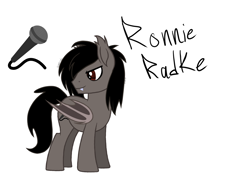 Size: 2048x1536 | Tagged: safe, artist:revenge.cats, derpibooru import, bat pony, pony, base used, bat wings, cutie mark, ear fluff, ears, emo, eyeliner, falling in reverse, fangs, makeup, male, ponified, reference sheet, ronnie radke, simple background, smiling, smirk, solo, white background, wings