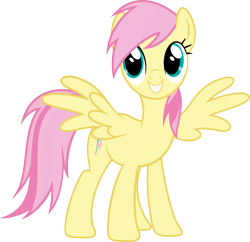 Size: 1920x1856 | Tagged: safe, derpibooru import, edit, fluttershy, rainbow dash, pegasus, pony, palette swap, ponyar fusion, recolor, simple background, smiling, transparent background, vector, vector edit