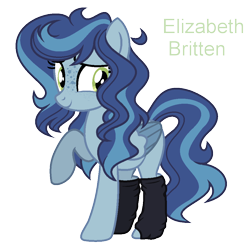 Size: 993x989 | Tagged: safe, artist:xxcheerupxxx, derpibooru import, oc, oc:elizabeth britten, pegasus, pony, clothes, female, mare, simple background, socks, solo, transparent background