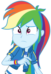 Size: 1806x2616 | Tagged: safe, artist:sketchmcreations, derpibooru import, rainbow dash, better together, equestria girls, holidays unwrapped, clothes, concerned, confused, dashing through the mall, female, frown, geode of super speed, high res, hoodie, magical geodes, simple background, solo, transparent background, vector