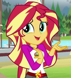 Size: 512x566 | Tagged: safe, derpibooru import, screencap, sunset shimmer, equestria girls, legend of everfree, cropped, solo