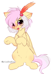 Size: 2256x3200 | Tagged: safe, artist:krissstudios, derpibooru import, oc, pegasus, pony, female, mare, simple background, solo, white background