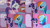 Size: 1280x720 | Tagged: safe, derpibooru import, edit, edited screencap, editor:quoterific, screencap, rainbow dash, rarity, twilight sparkle, unicorn twilight, pegasus, pony, unicorn, season 1, suited for success, brutal honesty, carousel boutique, eyes closed, female, lidded eyes, mare, marshmelodrama, open mouth, rarity being rarity, twilight sparkle is best facemaker, wavy mouth, what have we done?