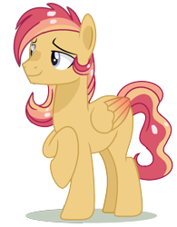 Size: 1112x1424 | Tagged: safe, artist:venomous-cookietwt, derpibooru import, oc, pegasus, pony, magical lesbian spawn, male, offspring, parent:fluttershy, parent:sunset shimmer, parents:sunshyne, simple background, solo, stallion, transparent background