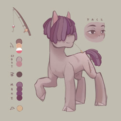 Size: 1280x1280 | Tagged: safe, artist:komoberism, derpibooru import, oc, oc only, earth pony, pony, solo