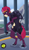 Size: 1322x2242 | Tagged: safe, artist:acesential, artist:tf-sential, tempest shadow, human, pony, unicorn, armor, broken horn, female, horn, human to pony, male, scar, solo, species swap, transformation