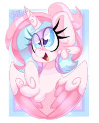 Size: 1280x1595 | Tagged: safe, artist:ladylullabystar, derpibooru import, oc, oc:lullaby star, alicorn, pony, bust, female, mare, portrait, solo