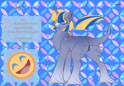 Size: 3500x2454 | Tagged: safe, artist:nobleclay, derpibooru import, oc, oc:felix, pony, unicorn, magical gay spawn, male, offspring, parent:star tracker, parent:stygian, reference sheet, solo, stallion