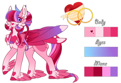 Size: 1443x993 | Tagged: safe, artist:nobleclay, derpibooru import, oc, oc:dazzling day, alicorn, pony, colored wings, feathered fetlocks, female, mare, multicolored wings, reference sheet, solo, tail feathers, wings