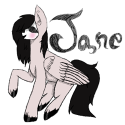 Size: 300x300 | Tagged: safe, artist:chyoatas, derpibooru import, oc, oc only, pegasus, pony, mask, pegasus oc, raised hoof, raised leg, simple background, solo, unshorn fetlocks, white background