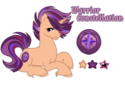 Size: 1596x1080 | Tagged: safe, artist:jvartes6112, derpibooru import, oc, oc only, pony, unicorn, hoof fluff, horn, lying down, male, offspring, parent:flash sentry, parent:twilight sparkle, parents:flashlight, prone, reference sheet, smiling, solo, stallion, unicorn oc