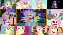 Size: 1280x721 | Tagged: safe, derpibooru import, edit, edited screencap, editor:quoterific, screencap, fluttershy, princess luna, alicorn, pegasus, pony, buckball season, dungeons and discords, filli vanilli, green isn't your color, hurricane fluttershy, keep calm and flutter on, luna eclipsed, make new friends but keep discord, princess twilight sparkle (episode), scare master, sweet and smoky, the best night ever, :i, angry, blushing, book, cute, dashface, derp, female, fluttershy is not amused, flying, friendship express, golden oaks library, mare, offscreen character, open mouth, scared, shyabetes, smiling, spread wings, tongue, tongue out, train station, unamused, wings, yelling, you're going to love me