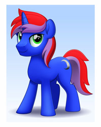 Size: 800x1004 | Tagged: safe, artist:jhayarr23, derpibooru import, oc, oc:charming crescent, pony, unicorn, male, solo, stallion