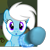 Size: 600x600 | Tagged: safe, oc, earth pony, pony, 2d to 3d, 3d, :o, looking at you, portal