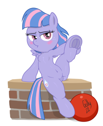 Size: 1600x1950 | Tagged: safe, artist:golly, edit, wind sprint, pegasus, pony, buckball season, armpits, blushing, buckball, chest fluff, female, filly, foal, presenting, simple background, solo, stretching, transparent background, white background, wind sprint is unimpressed