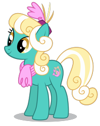 Size: 4128x5200 | Tagged: safe, artist:dragonchaser123, derpibooru import, earth pony, pony, fake it 'til you make it, absurd resolution, background pony, female, honey curls, mare, mare e. lynn, simple background, solo, transparent background, vector