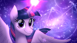 Size: 1920x1080 | Tagged: safe, artist:nivimonster, derpibooru import, twilight sparkle, twilight sparkle (alicorn), alicorn, pony, solo, wallpaper