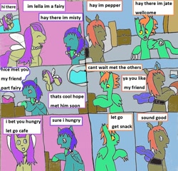 Size: 1252x1202 | Tagged: safe, artist:ask-luciavampire, derpibooru import, oc, changeling, dragon, pegasus, comic, fairy, starnight-ponys, tumblr