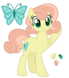 Size: 800x900 | Tagged: safe, artist:magicuniclaws, derpibooru import, oc, earth pony, pony, female, magical lesbian spawn, mare, offspring, parent:fluttershy, parent:junebug, simple background, solo, transparent background