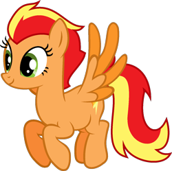 Size: 1285x1282 | Tagged: safe, artist:pegasski, derpibooru import, oc, oc:firefoot, pegasus, pony, female, mare, simple background, solo, transparent background