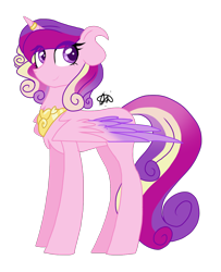 Size: 1300x1600 | Tagged: safe, artist:gallantserver, derpibooru import, princess cadance, pony, simple background, solo, transparent background