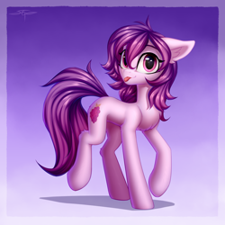 Size: 3000x3000 | Tagged: safe, artist:setharu, derpibooru import, oc, oc:share dast, earth pony, pony, chest fluff, cute, ear fluff, ears, female, looking at you, mare, simple background, solo, tongue, tongue out