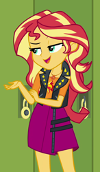 Size: 492x841 | Tagged: safe, derpibooru import, screencap, sunset shimmer, better together, equestria girls, forgotten friendship, cropped, solo